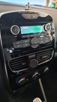 Preview: RS-Mount, fahrzeugspezifischer Handyhalter passend für Renault Clio IV (ohne Navi) Baujahr 2012-2020, Made in Germany